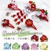 JZOON Hair Ornament Available in 7 Flower Cherry Blossom Rabbit Bell Perfect for and other Japanese and Cute Hair Clips for H3301 5-Piece