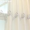 1PC NAPEARL Fashionable and Luxurious Peony Embroidered Blackout Curtains and Gauze Curtains for Living Room Bedroom Home Decor