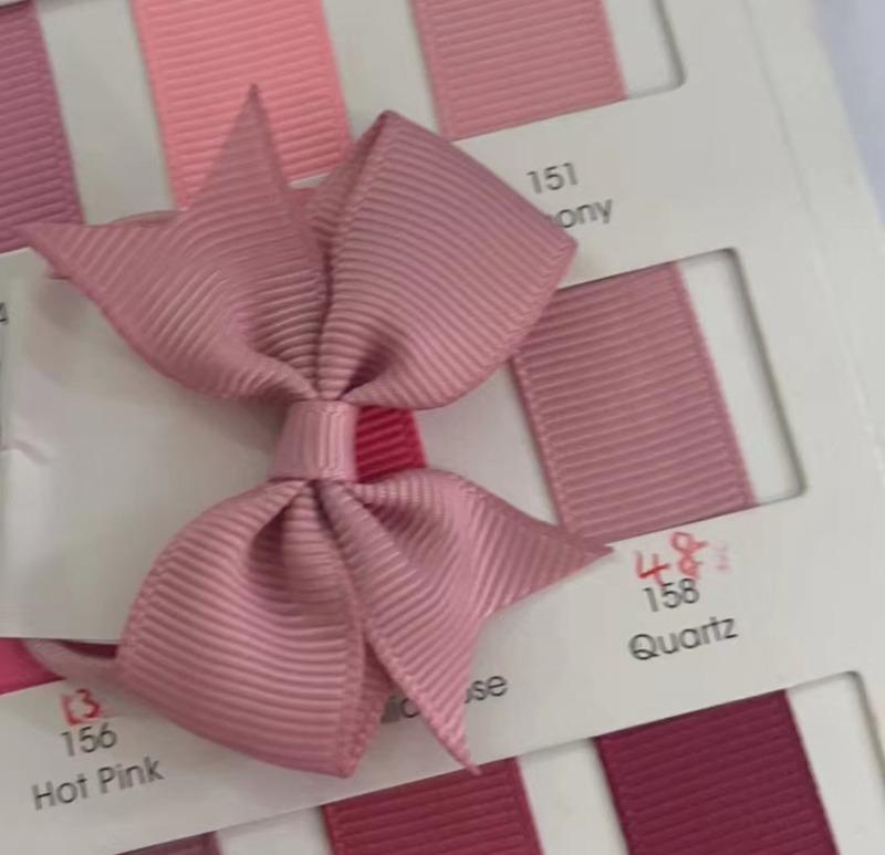 Children'S Versatile Xiaoqi Small Bow Solid Color Rubber Band Hair Band Baby Headgear Girls Hair Accessories 028
