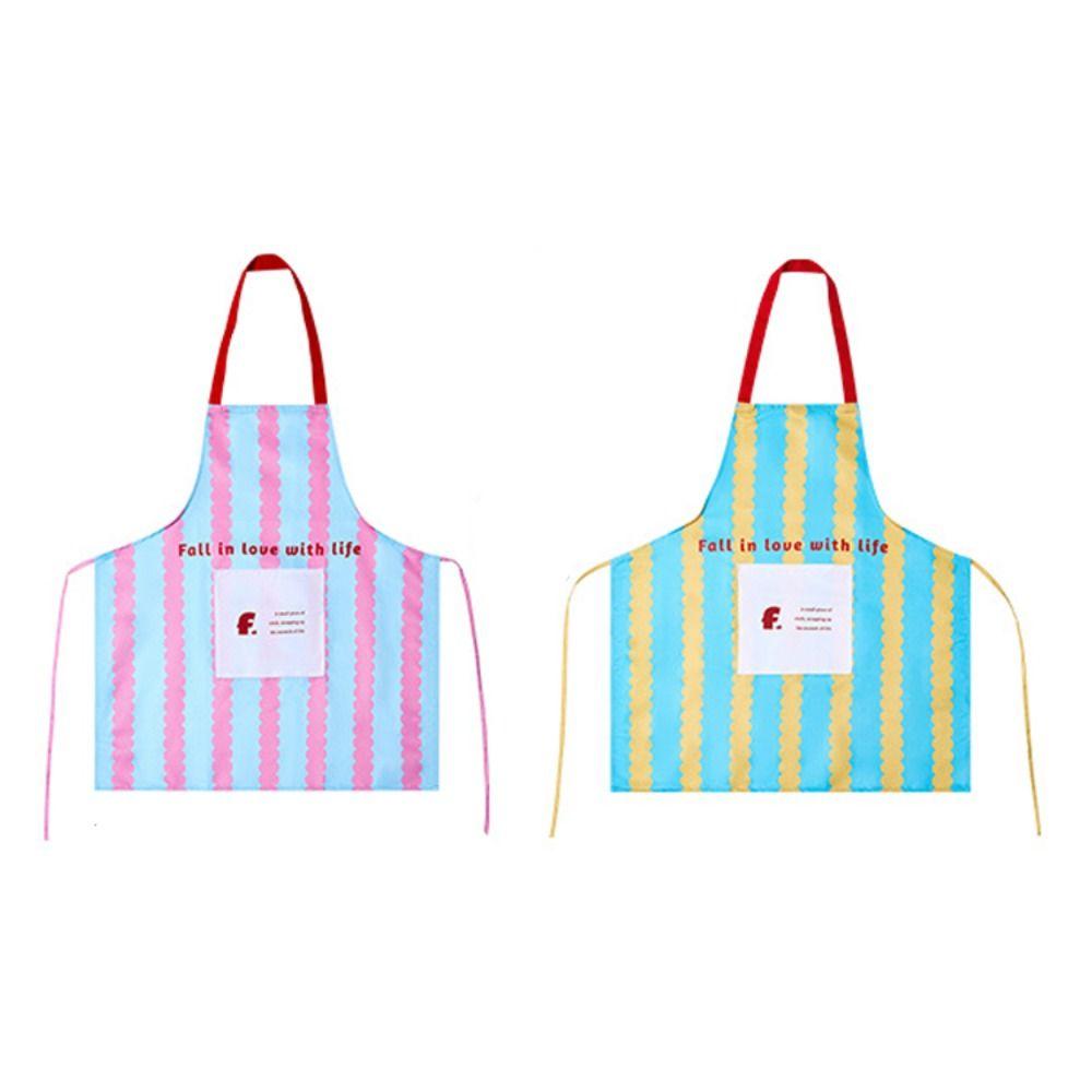 Anti Dirty Chef Work Apron Polyester Work Dustcoat New Kitchen Aprons  Household Cleaning