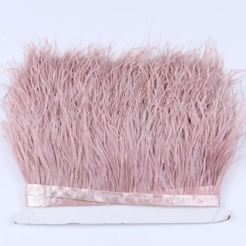 Feather2/5M 6cm Fringe Tassels for Skirt Latin Dress Feather Decorative Lace Trim Clothing Trimmings Fringes DIY Sewing Accessories