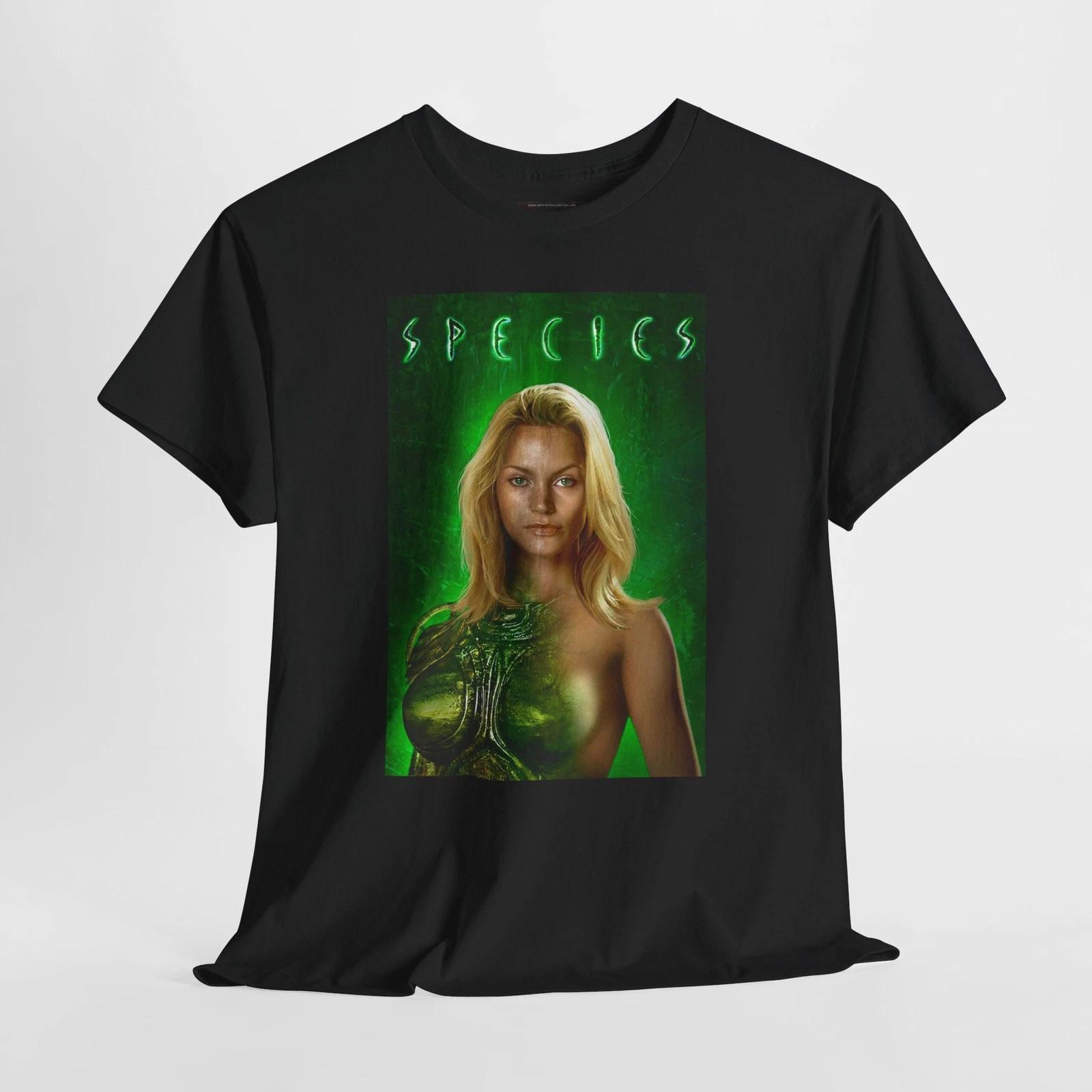 Species 1995 Retro Movie Poster Horror Unisex Graphic T-Shirt M