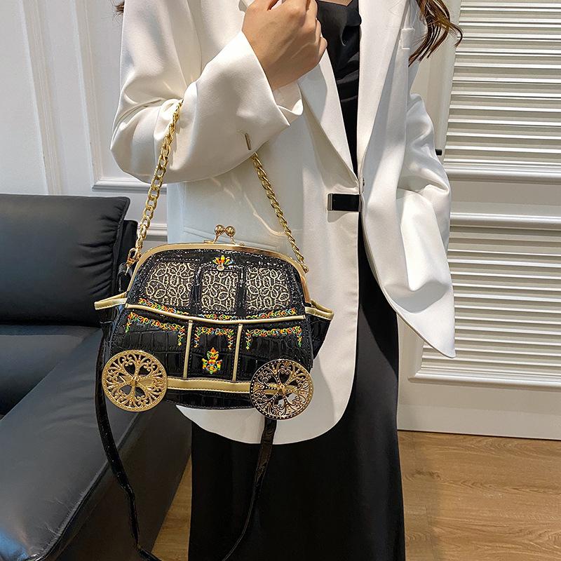bags personality funny creative car bag bag ladies 2025 new European and American fashion chain shoulder crossbody bag
