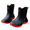 Trendy men's short and medium rain shoes multi-color sports rubber shoes thickened and widened non-slip environmentally friendly rain boots