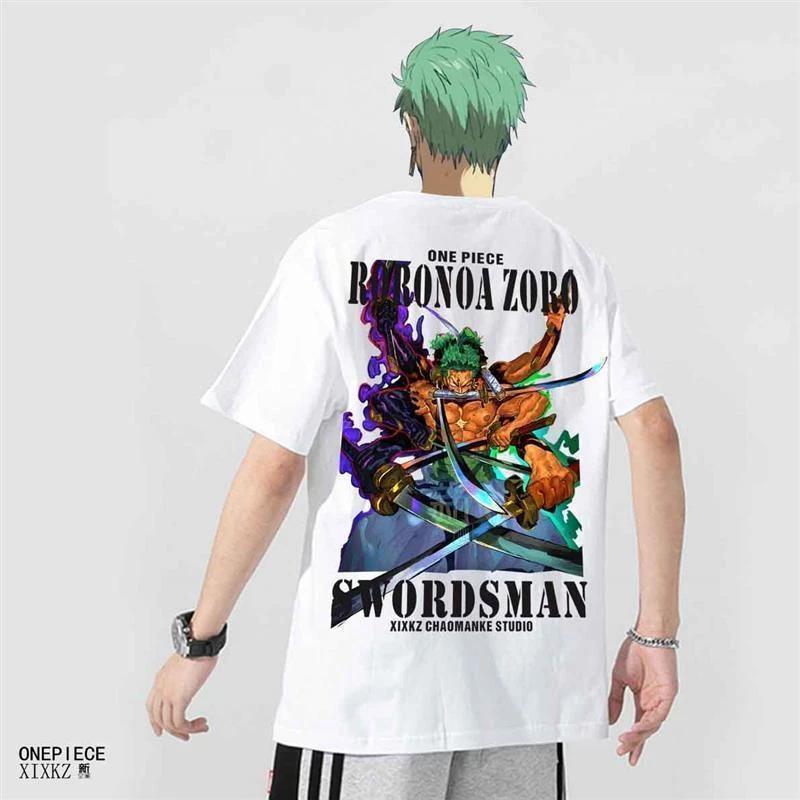 One Piece Luffy Cosplay Anime Manga T-Shirt Tee Undershirt Cotton 2XL