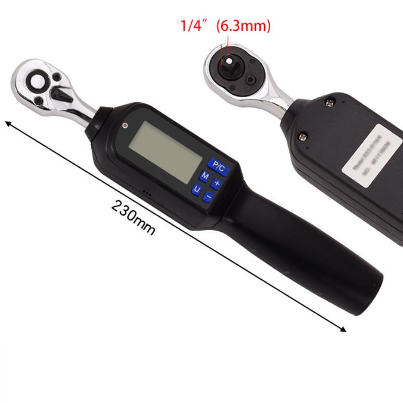 Mini Digital Display Torque Wrench High Precision 100Nm Torque Measuring Tool Car And Bicycle Repair Spanner