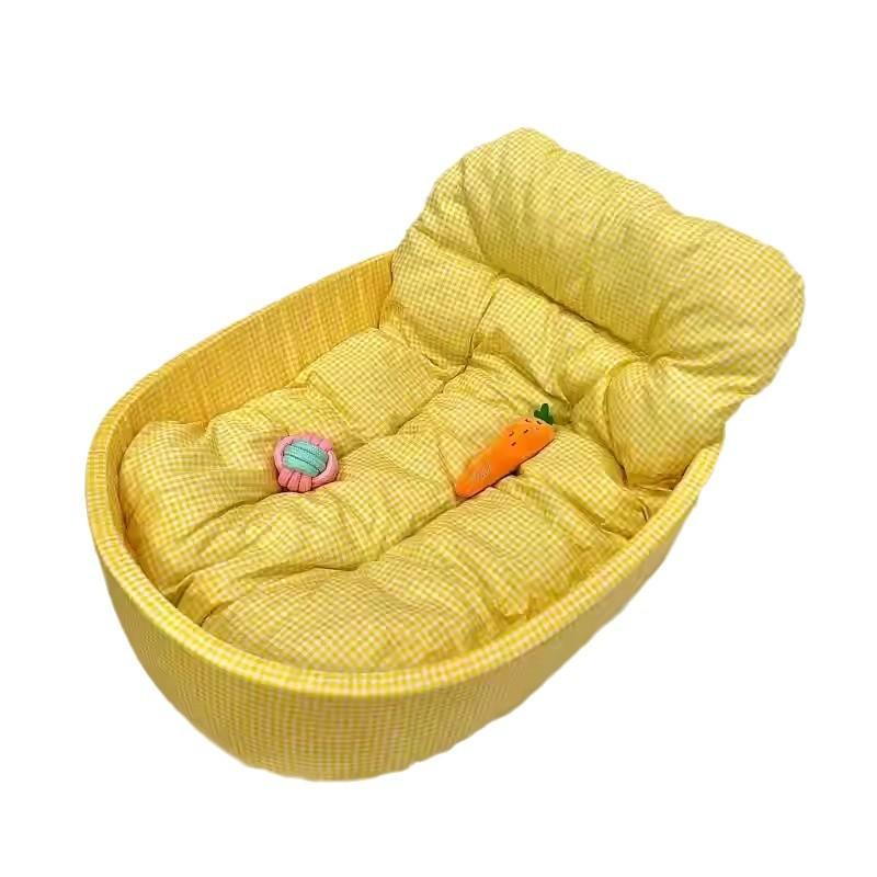 Macaron-Hundebett, Tierstreu, Zwinger, Vier Jahreszeiten, Universelle Winter-Haustier-Katzenstreu, Tiefschlafstreu, Heimtierbedarf