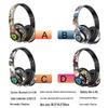 Bluetooth Over-ear Graffiti Headphones - Luminous Wireless Sports Headset for Mobile Devices