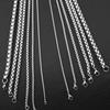 304 Stainless Steel Pearl Necklace - Titanium Steel Jewelry Chain with Pendant for Girls - DIY Cuban Chain Accessories
