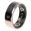 Smart Ring with Display Screen Sleep Tracker Ring Water Proof Fitness Ring Gesture Control Step Counting Gold ID 18.2mm