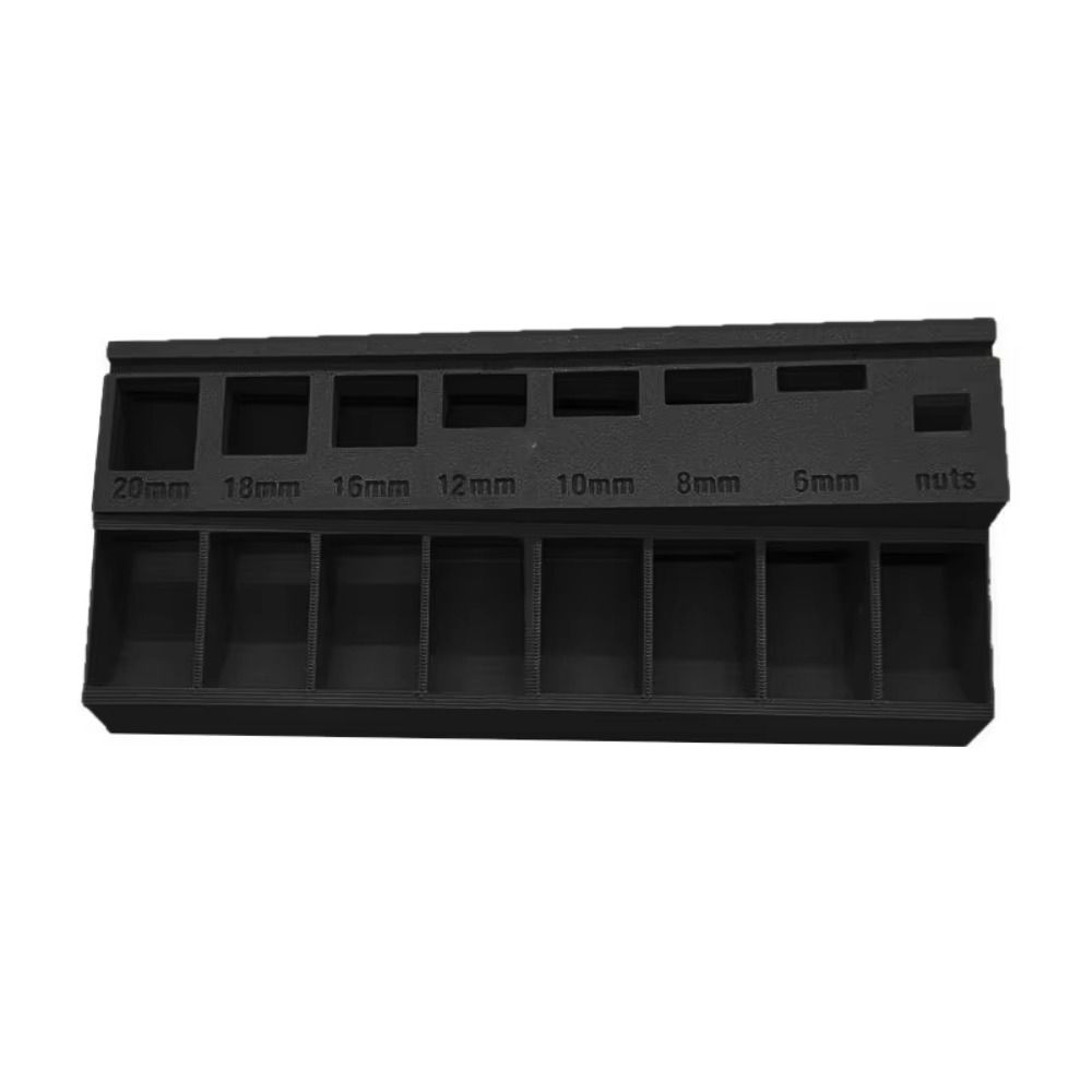 3D Printed M3 Bolt Sorter PLA Large Capacity Screw Sorter Organizers Lightweight Multiple Compartment Screw Length Sorter