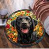 1Pc Animal Dog Circular Print Rug - Home Decoration Carpet For Living Room Bedroom Flooring Computer Chair Area Rug