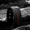Sibehill 22mm Replacement Silicone Watch Band for Blancpain X Swatch with Bioceramic Scuba Fifty (Compatible Fathoms)
