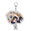 Demon Slayer Kimetsu No Yaiba Tanjiro Nezuko Acrylic Keychain Pendant Anime Merchandise Accessories Present Designed for Fans Collection