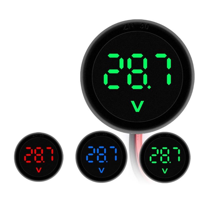 Strong  ABS Voltage Monitor with Reverse Polarities Protections Small  Voltage Meter Tool for Multiple  Power Sources