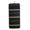 Wall Foldable Jewellery Stand Hanging Jewelry Organizer with Hanger Anti Tangle Double Sided