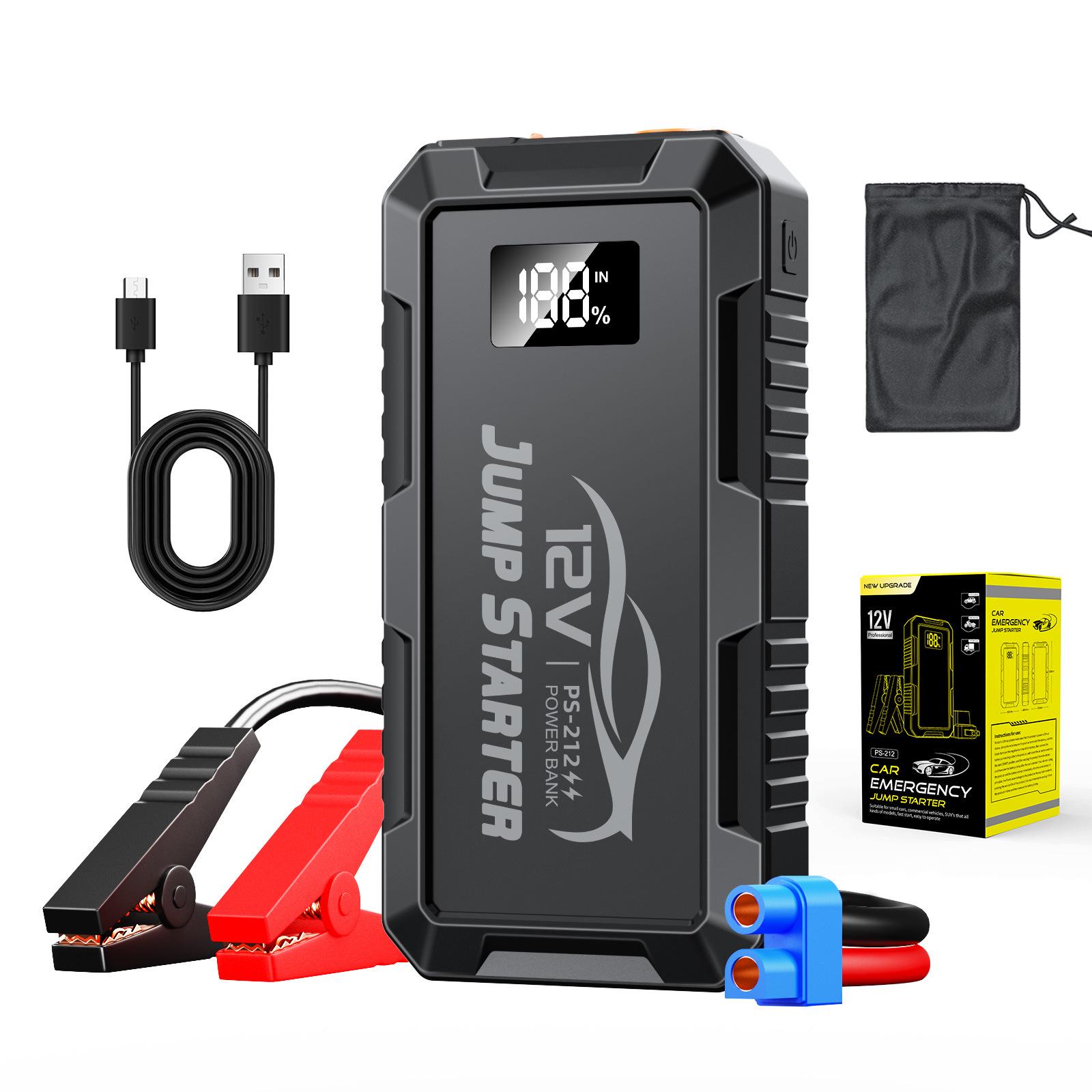 

High-Capacity 12V Car Emergency Jump Starter Artifact