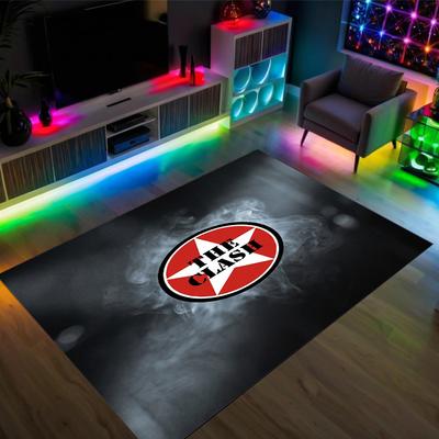 The Clash Design Crystal Velvet Carpet Cozy Non?Slip Printed Rug For Bedroom Living Room Entrance