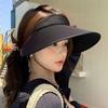 Sun Protection Foldable Shawl Hat Breathable Outdoor Bucket Hat Women's Sun Hat  Sun Protection