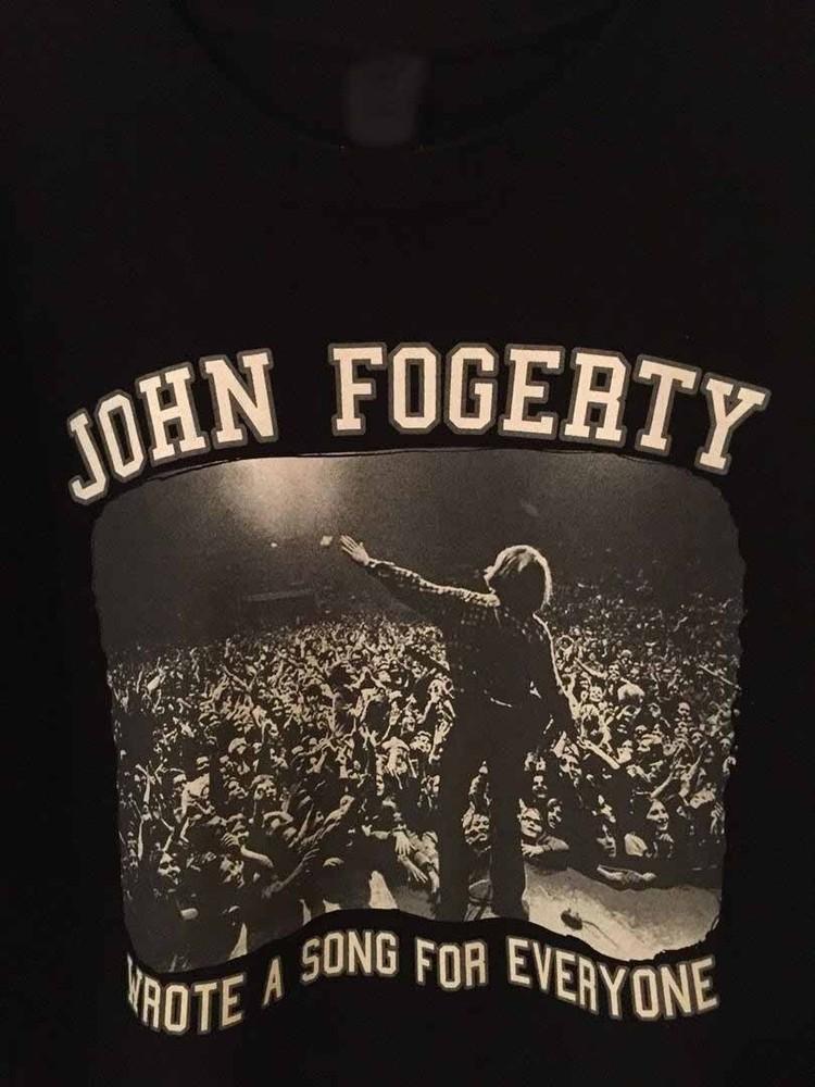 WROTE A SONG FOR EVERYONE JOHN FOGERTY Tour Shirt Black Unisex S-5XL Unisex T-Shirt