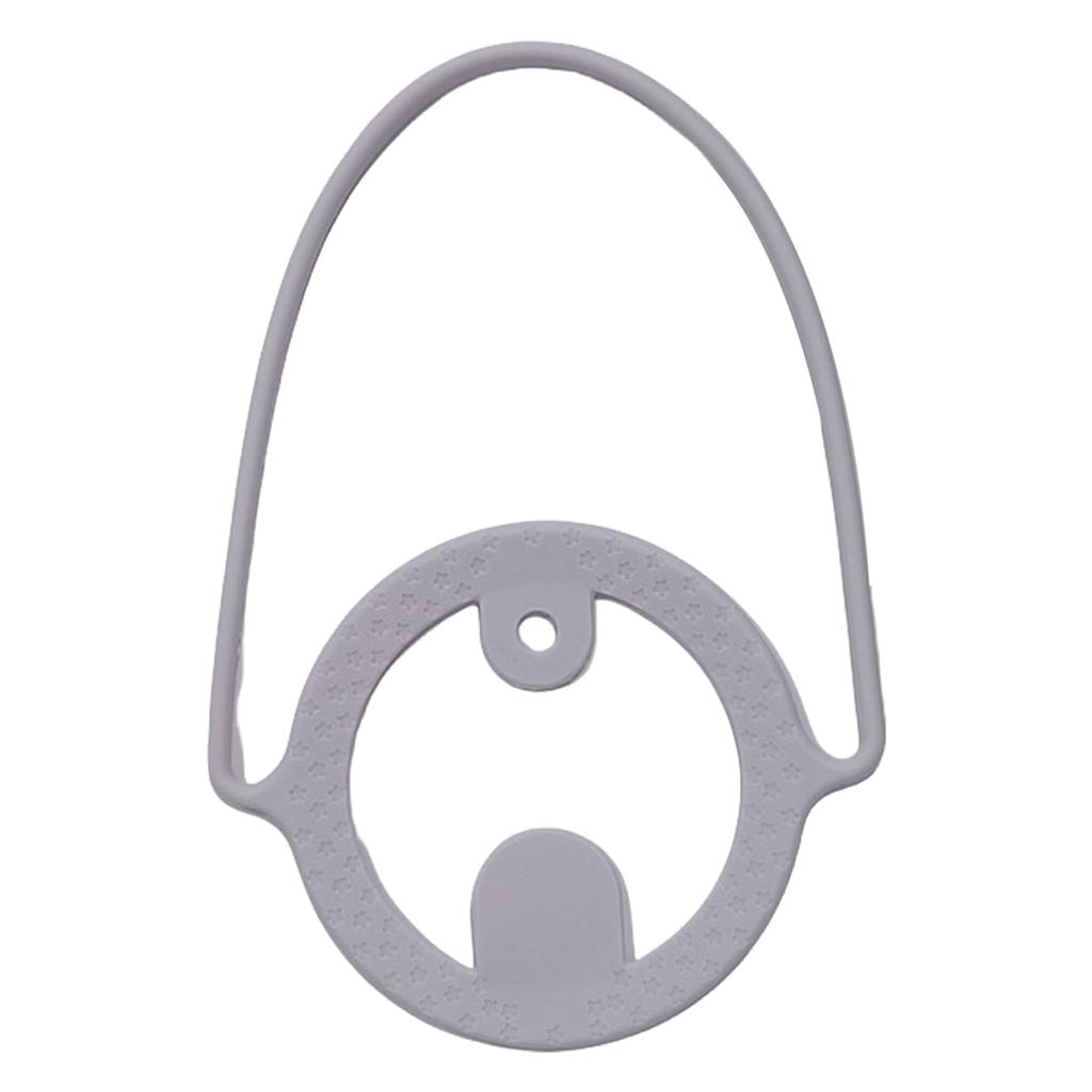 Silikon-Becherhülle, tragbarer Becherhalter, Silikon-Wasserflaschengriff, tragbarer, auslaufsicherer Becher, Seilteil, Silikontextur
