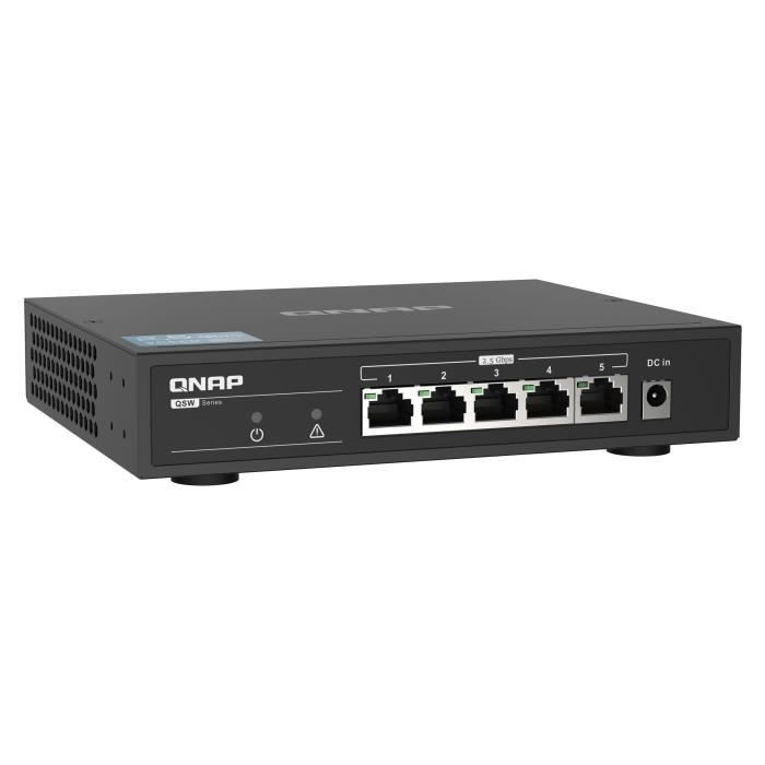 Switch - QNAP - QSW-1105-5T - 5 ports 2,5 GbE, 802.3x