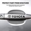 Car Door Sticker Carbon Fiber Scratches Auto Handle Protection Film for Toyota TRD GR Yaris Hilux Corolla Prius Avensis Emblem Auris