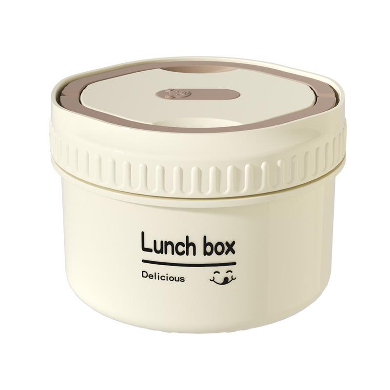304 Stainless Steel Insulated Bento Box - Microwaveable Lunch Box & Soup Container, Ideal for Office Workers & Students