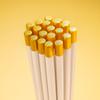2/5 Pairs Reusable Chopsticks Japanese Chinese Style Healthy Alloy Chopsticks White Gold Food Chop Sticks Tableware
