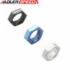 Aluminum AN3 AN4 AN6 AN8 AN10 AN12 AN16 Nut Bulkhead Fittings Hose Adapter Fittings Black/Blue/Silver