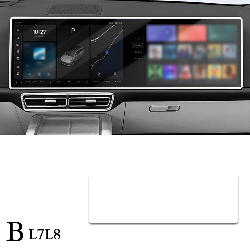 Silikon Bildschirmschutzrahmen Display Kantenschutz Mittelkonsolen-Schutz Für Leading Ideal LiXiang L7 L8 L9 2024 2024 Autozubehör