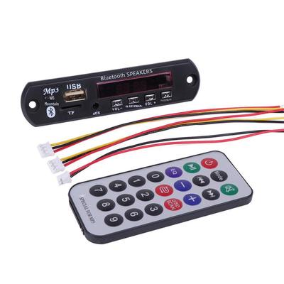 JQ Bluetooth MP3-Decoder-Board mit FM-Radio und Farbdisplay für Car-Audio