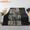 Billy Idol 1984 Punk Rock Singer On The Mic World Tour Ultra-Soft Blanket Quilt Winter Sofa Cover Bed Covers