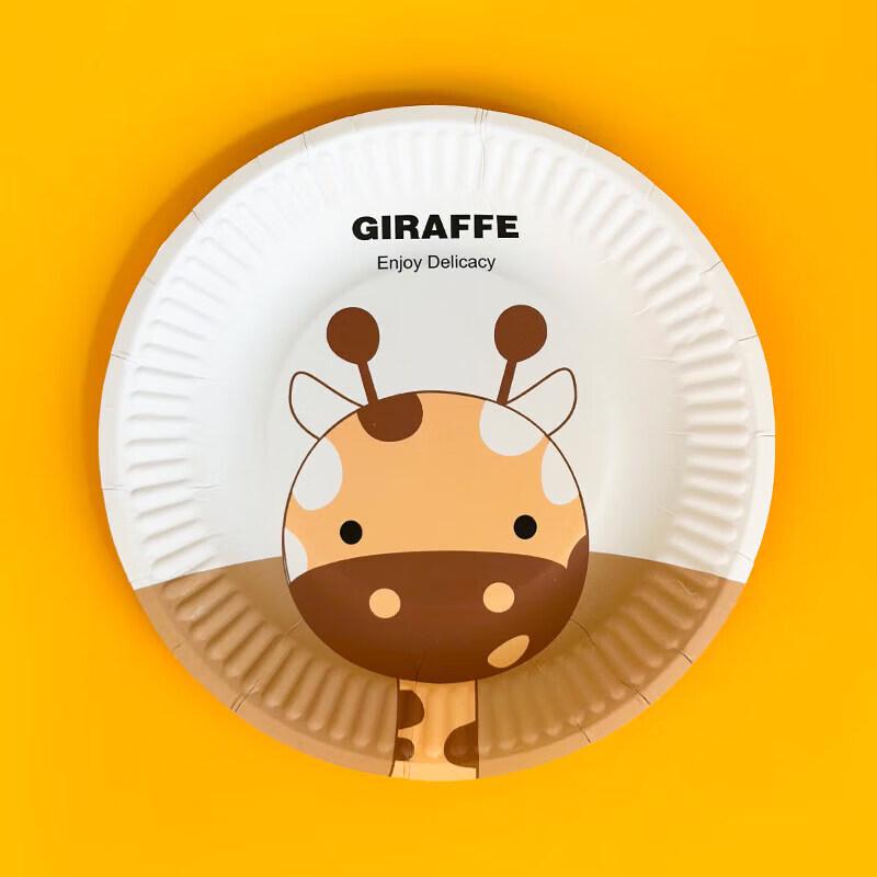 Kids Cartoon Disposable Paper Dessert Plates