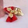 5 Pieces Christmas Bow Decoration, Cute Mini Xmas Bowknot Ornament Suitable for Christmas Decoration, Home Decoration