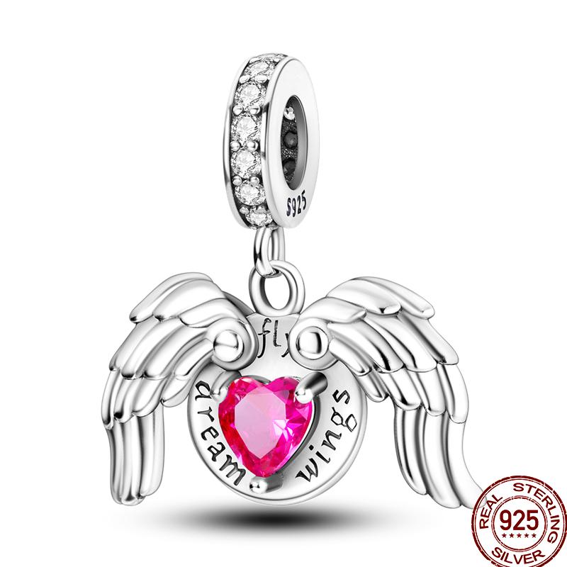 Copper Cross Bible Dove Holy Blessing Demon Eye Shiny Charm Bead Fit Pan Original Bracelet Diy Exquisite