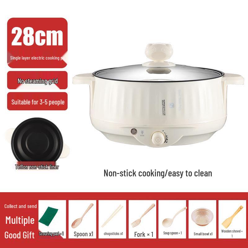 Multifunctional Electric Cooker: Rice Cooker, Steamer, Frying Pan, and Heating Pot