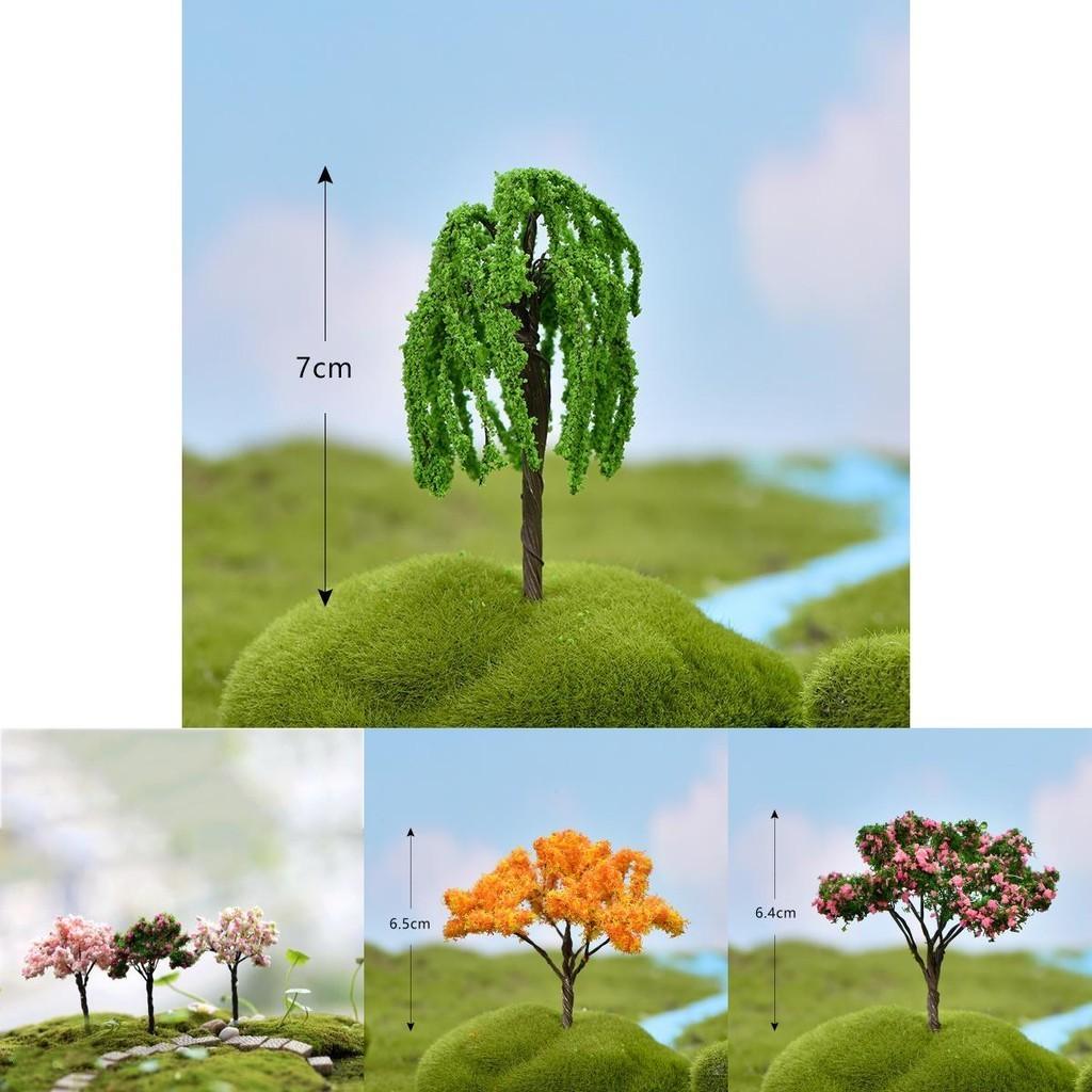 Exquisite Mini Tree Decoration Ornament For Enchanting Micro Landscape Crafts