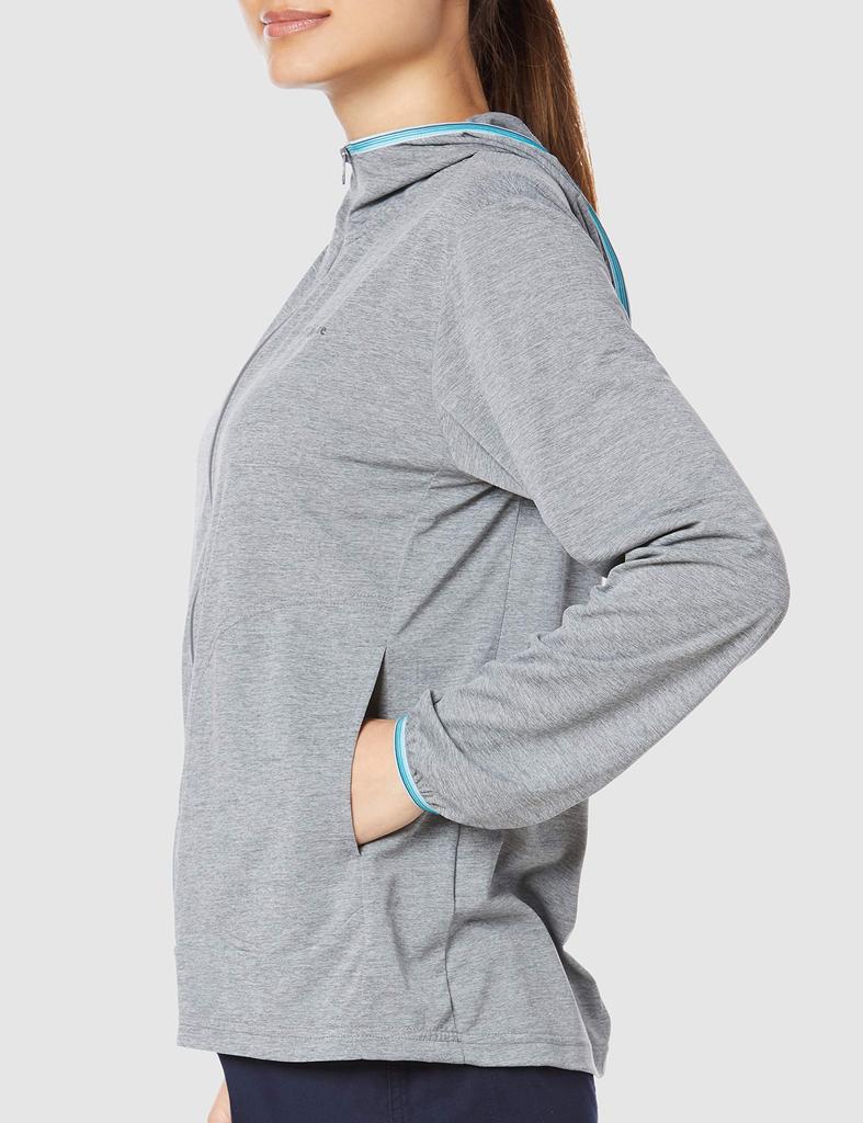 Foxfire SC Size M Insect UV Size M Hoodie, Women's, Gray, (8215197), Repellent, Quick-Drying, Protection, Sweat-Wicking, Quick-Drying,
