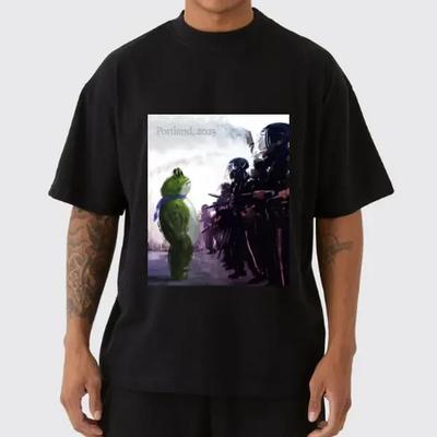 Resist Portland Frog Shirt, I Stand With Frog Shirt, Artistic Protest Graphic Te