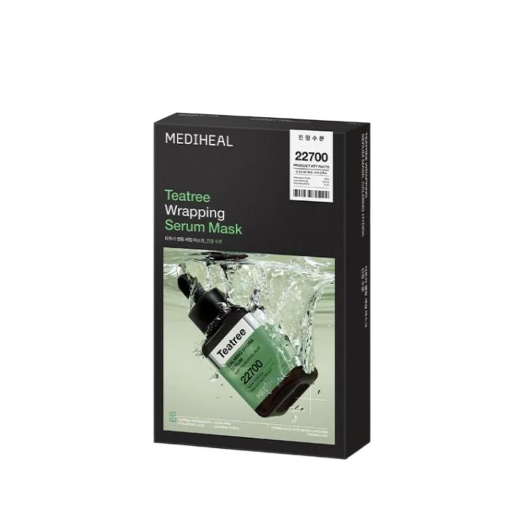 Mediheal Tea Tree Wrapping Serum Mask Calming Skincare 10 Sheets