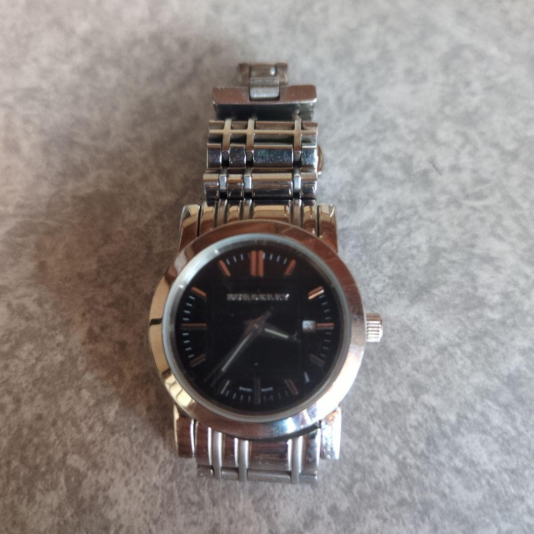 Used BURBERRY black analog watch