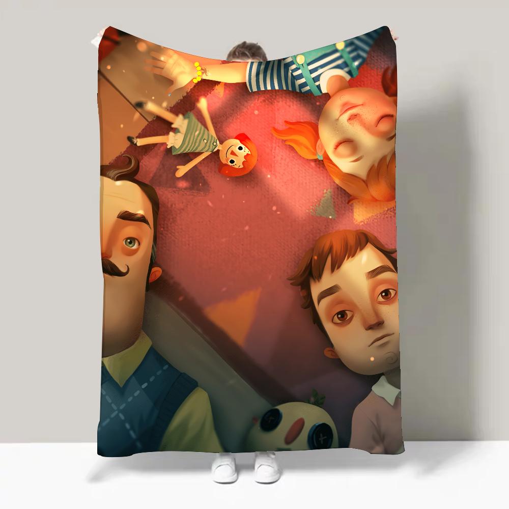 

Дизайн пледа для гри Hello Neighbor 2 Легкий Для гуртожитків, Сну, Вітальні, Офісу, Дивана, Цілорічний 180x230cm
