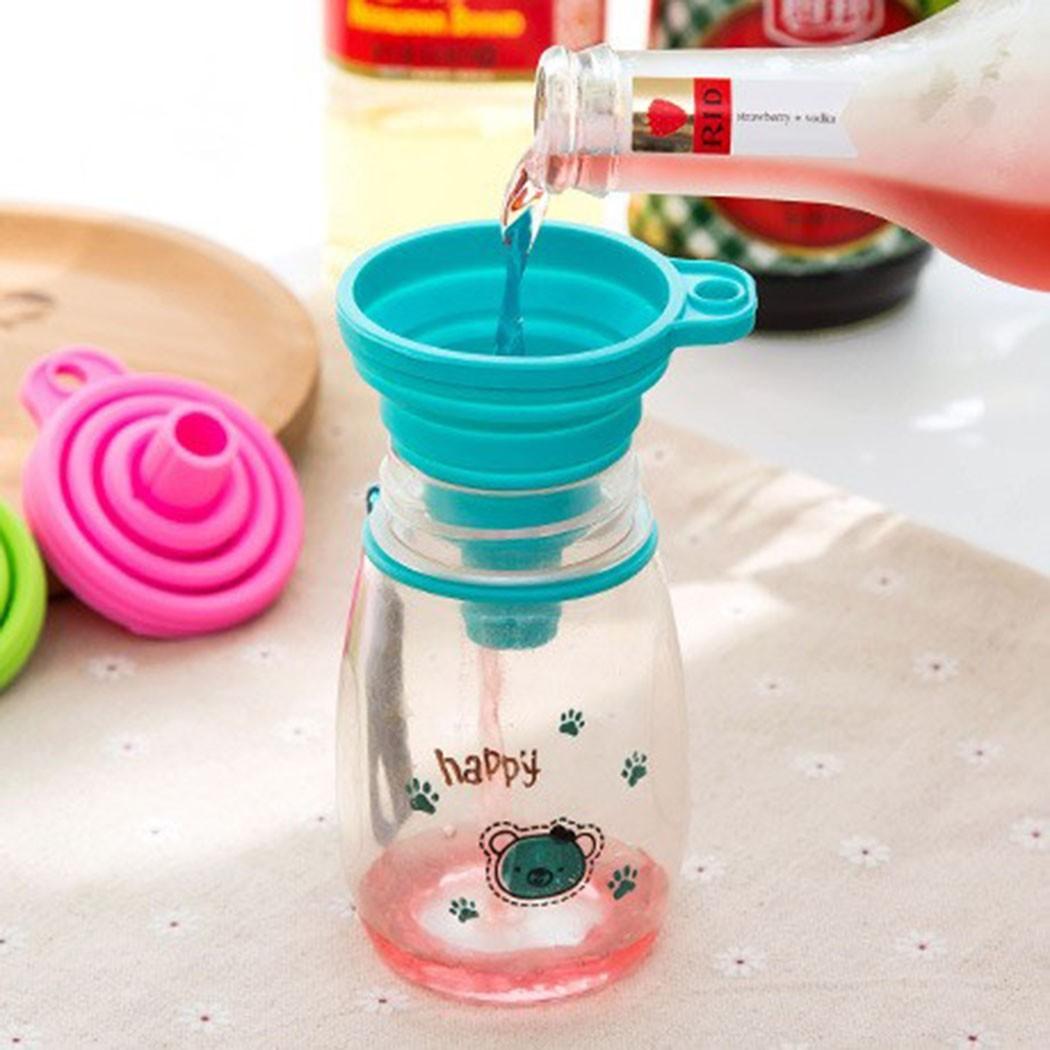 

Collapsible Funnel Foldable Hopper Practical Silicone Tool
