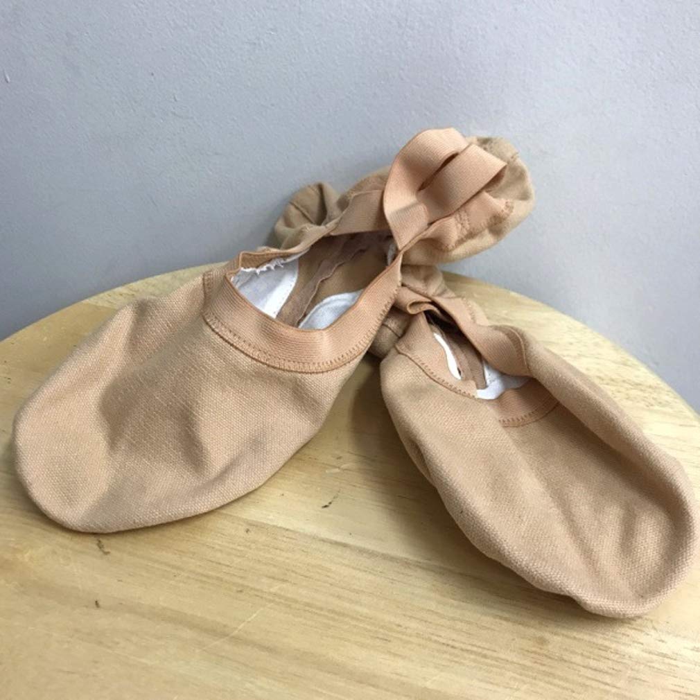 BLOCH Pro Elastic Baletní Velikosti Tělová Béžová Plátěnky, 25cm, 25.5cm, 26cm, 26.5cm, 27cm, 27.5cm, (Svěží béžová, 8,5 cm (28 cm))