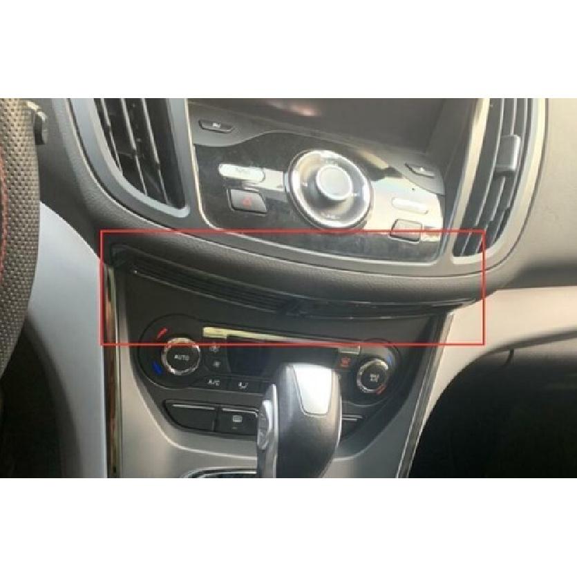 Central Console Lower Air Outlet Vent Black Steel For Ford Escape Kuga 2013-2016