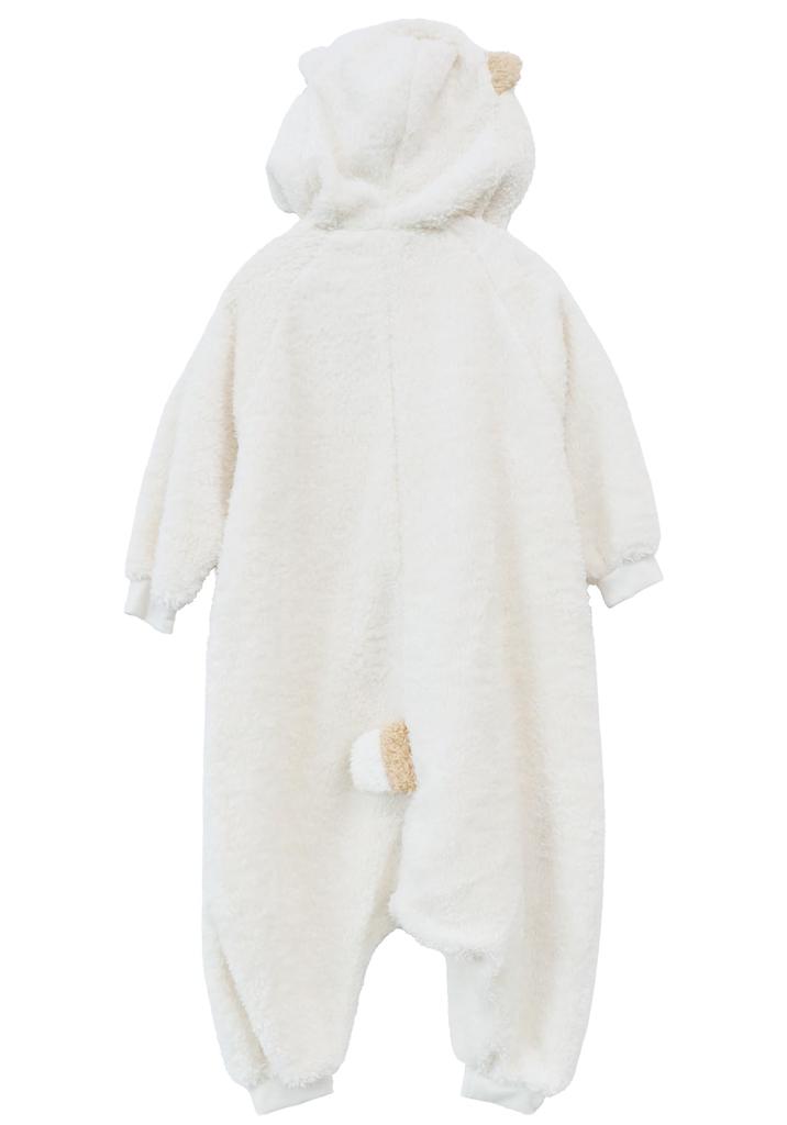 Kaitak Family Sumikkogurashi Kids' Kigurashi Pajamas, Winter, 110cm, 130cm, 150cm, Ivory, Green (150cm, Ivory)