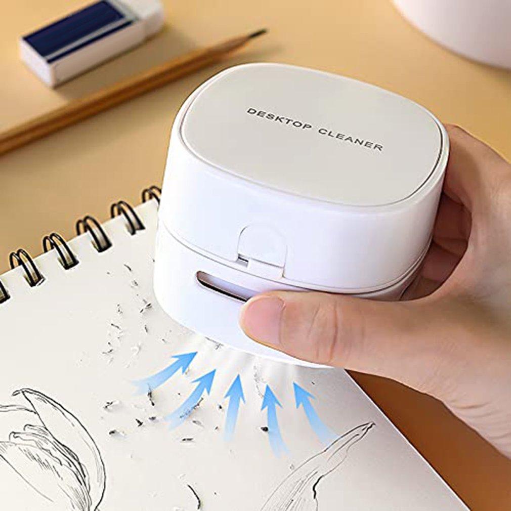 Portable Desktop Vacuum Cleaner Mini Handheld Vacuum Office Desk Dust Table Tools Home Table Sweeper Cleaning Tool Dropshipping