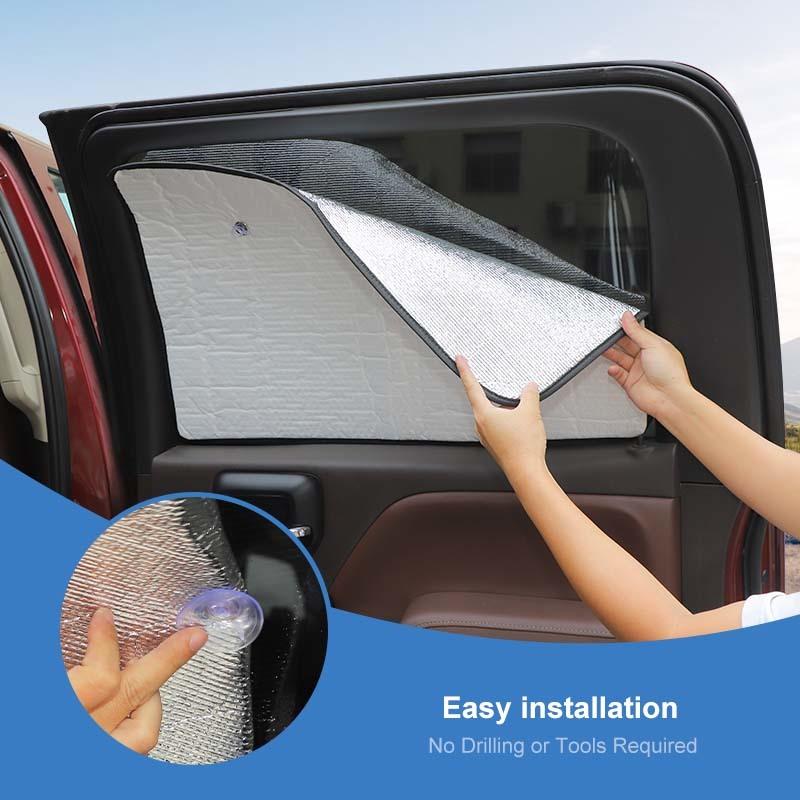 Car Windshield Sunshade Window Shade Foldable Sun Visor Cover Fit For Chevy Silverado For GMC-SIERRA 2014-2017 Car Interior Accessories