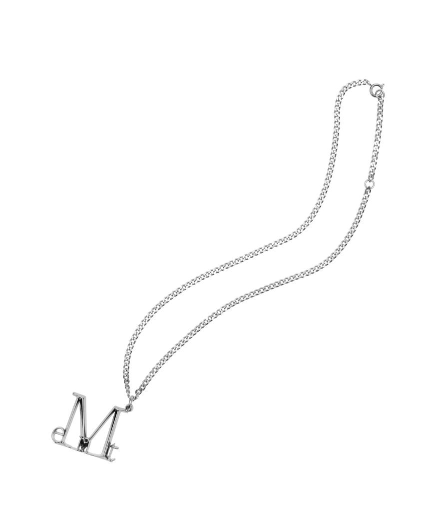 Mucent Lumet Metal Logo Necklace Unisex